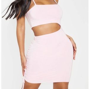 Baby Pink Mini Dress